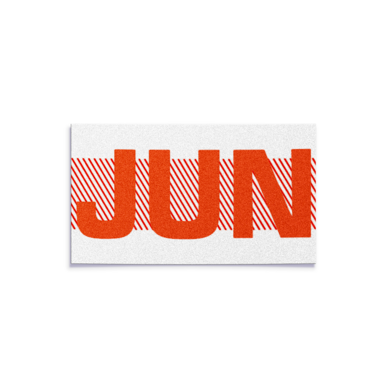 JUNE - California License Plate RED Month Sticker - DMV Registration YOM Tag