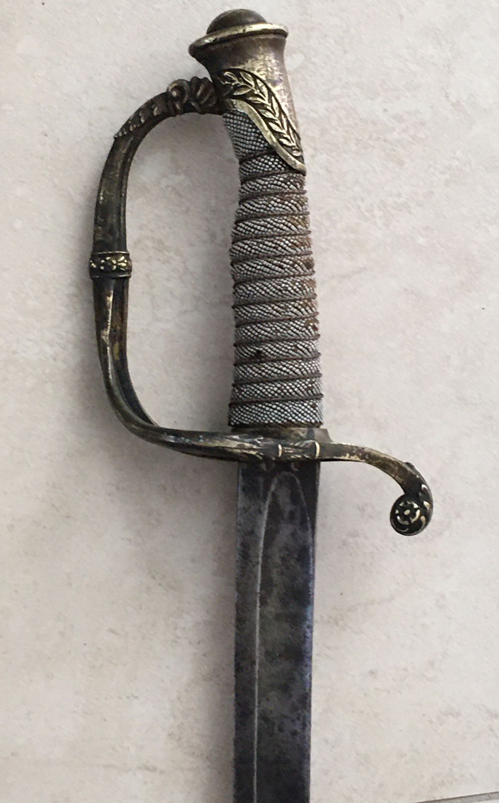 ANTIQUE FRENCH Empire OFFICER\'S SWORD  1808-1828 NOT COPY or REPRODUCTION.