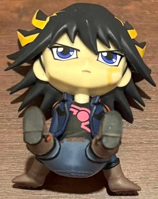 Yu-Gi-Oh petatto osuwari figure Yusei Fudo