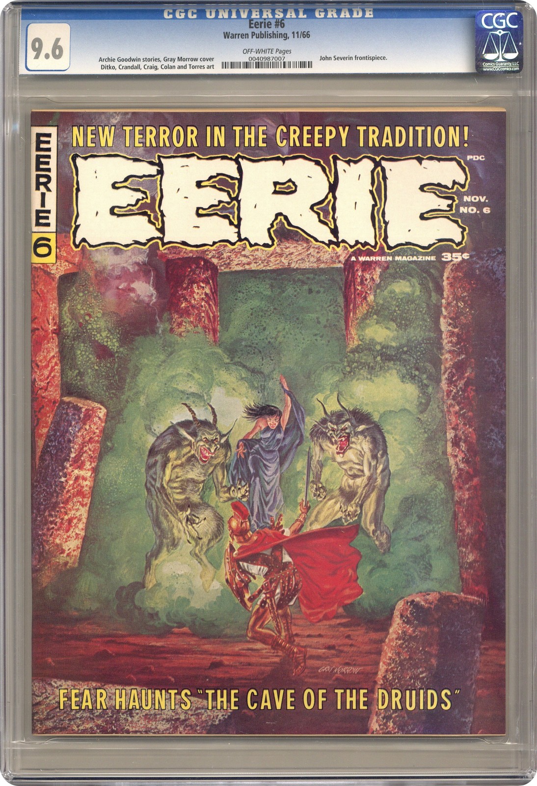Eerie #6 CGC 9.6 1966 0040987007