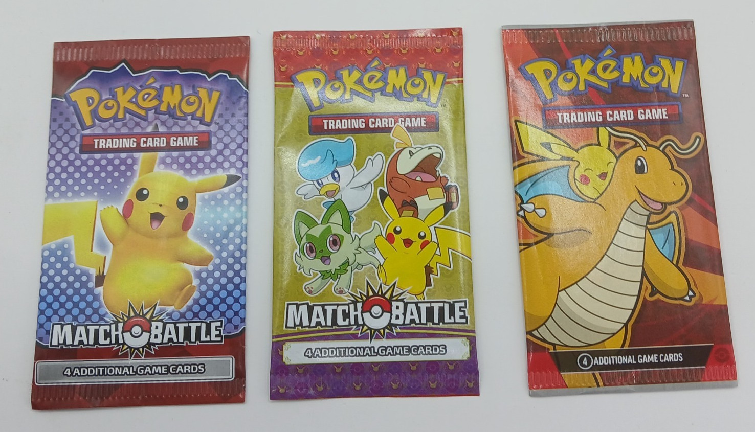Pokemon - 3 x McDonalds  Booster Packs - 1x 2022, 1x2023, 1x2025 - Sealed