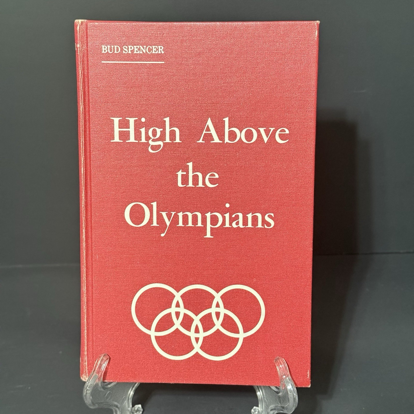Bud Spencer First Edition High Above the Olympians Book - Signed & Inscribed