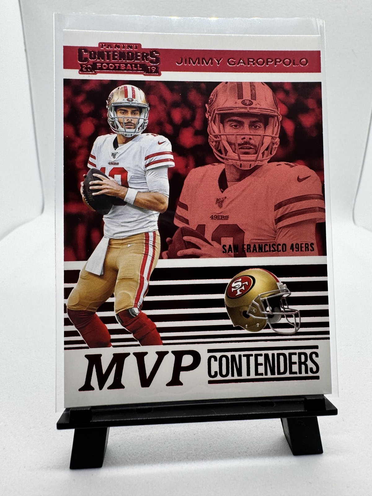 Jimmy Garoppolo 2019 Panini Contenders MVP Contenders MVP-JG 49ers Card