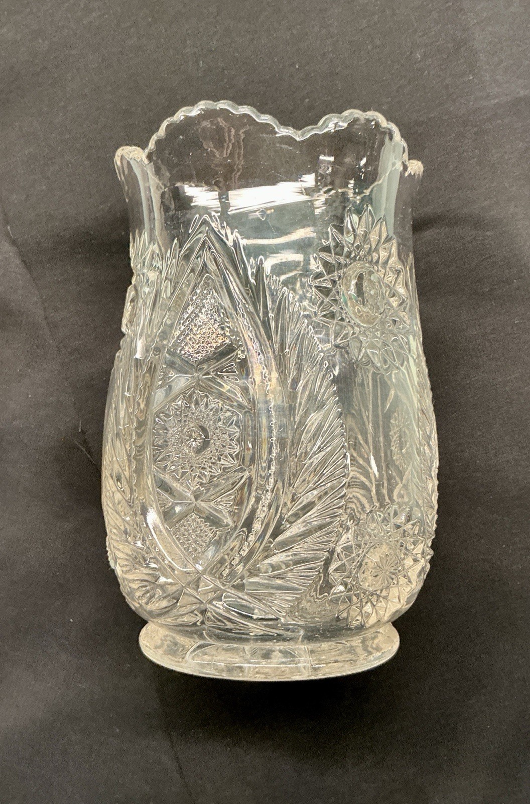 EAPG Victorian Cambridge Fernland (Snowflake) Celery Vase - 1906 EAPG Victorian Cambridge Fernland (Snowflake) Celery Vase - 1906