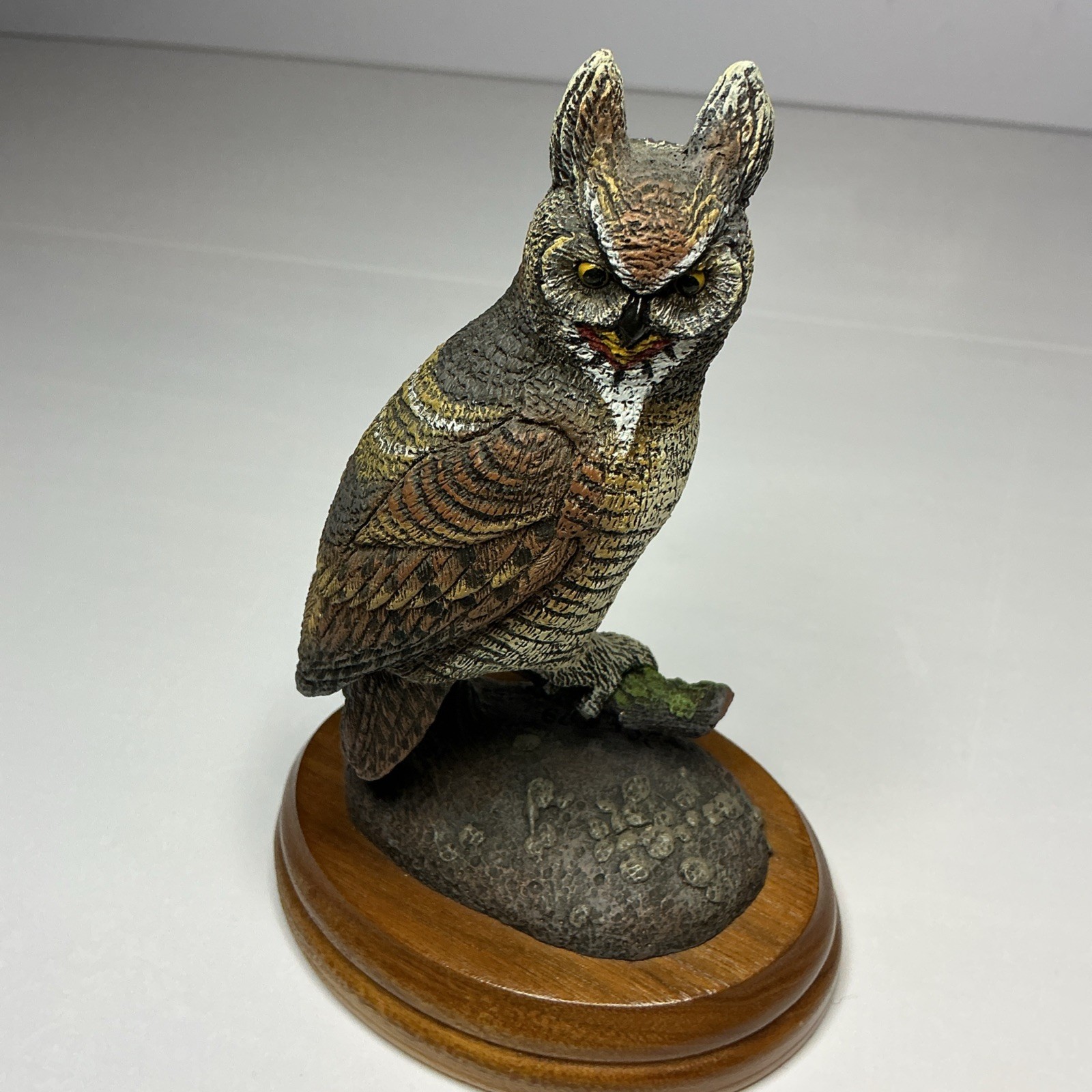 The Audubon Owls Great Horned Owl No 196 Statue 1979 By Neal Deaton