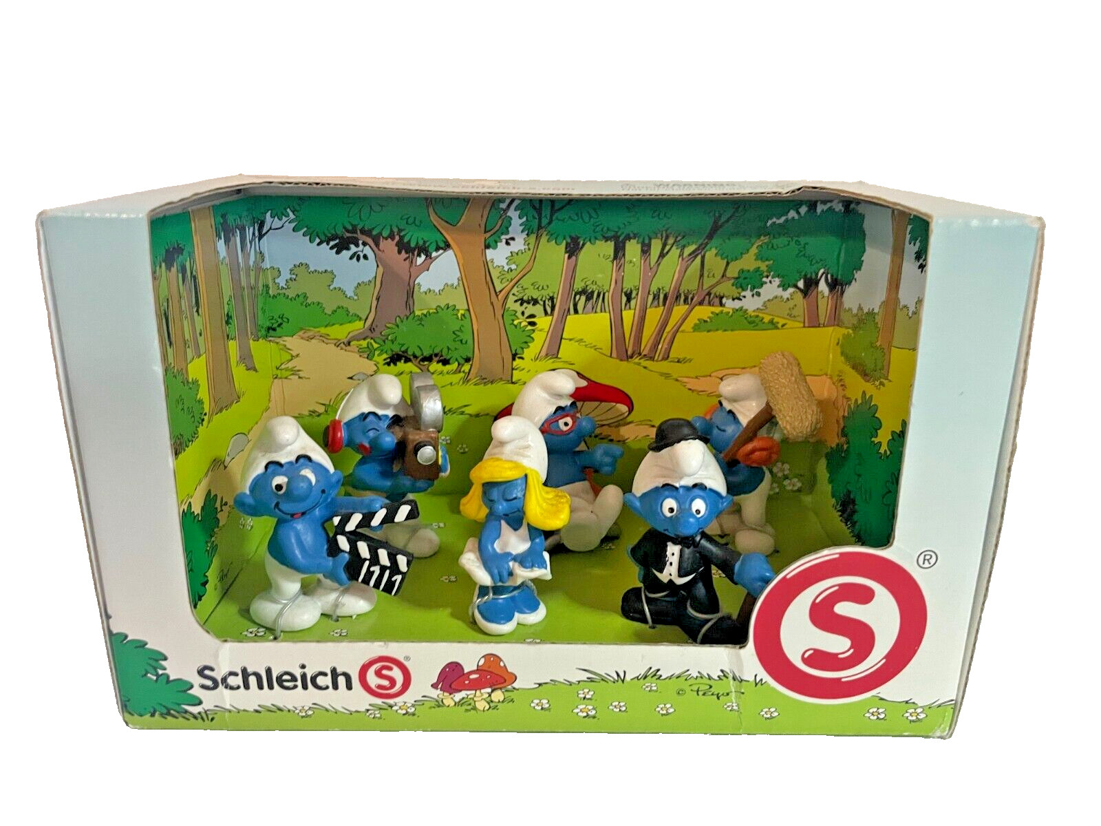 2010  SCHLEICH SMURF MOVIE PRODUCTION BOX SET #41246 *NEW*
