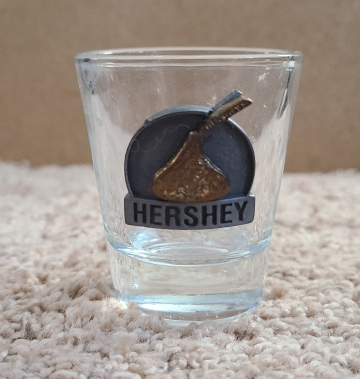 Hershey's Chocolate Kiss Shot Glass Y2K