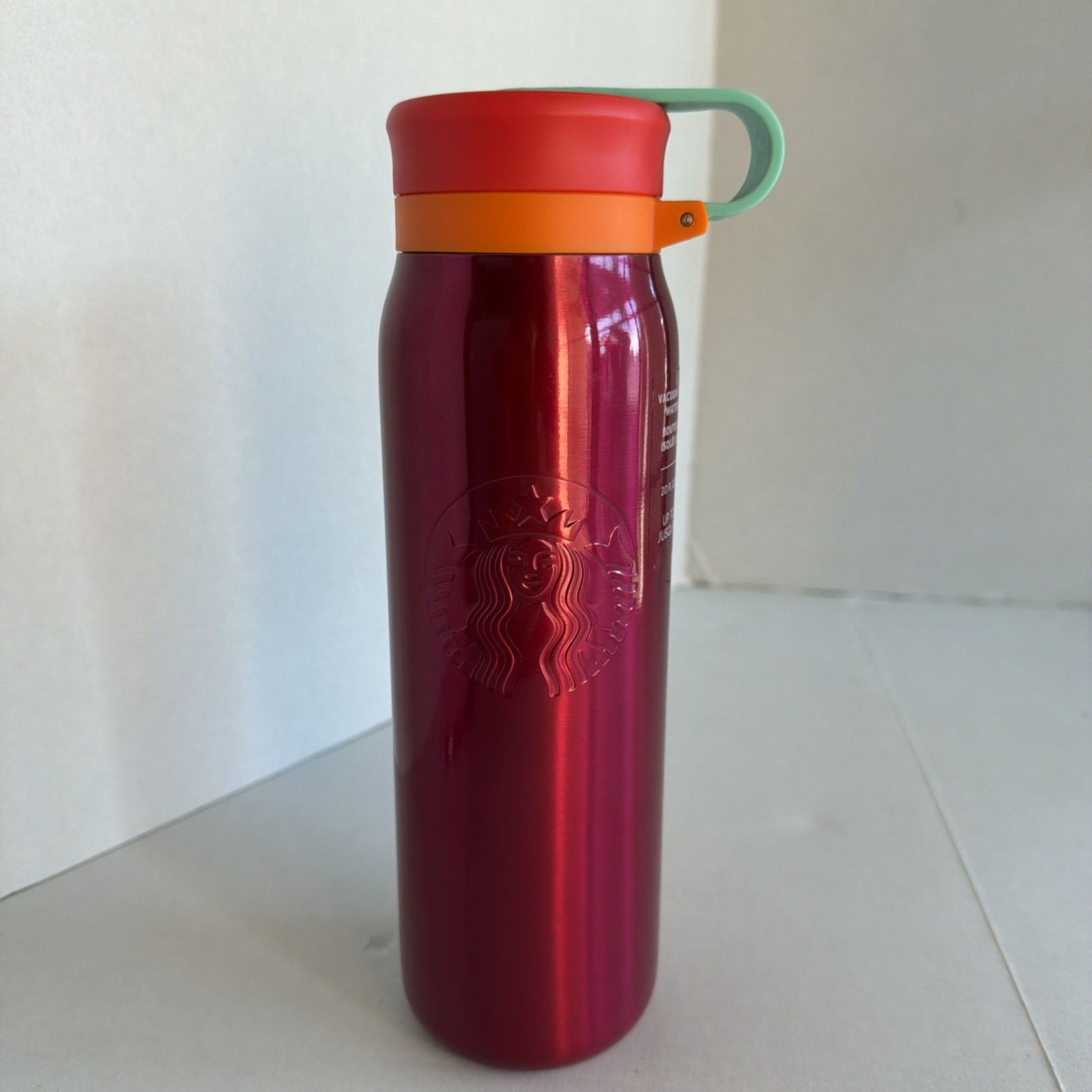 Starbucks 2025 Red Hot and Cold Fizz Vacuum Insulated Stainless Steel Bottle NWT