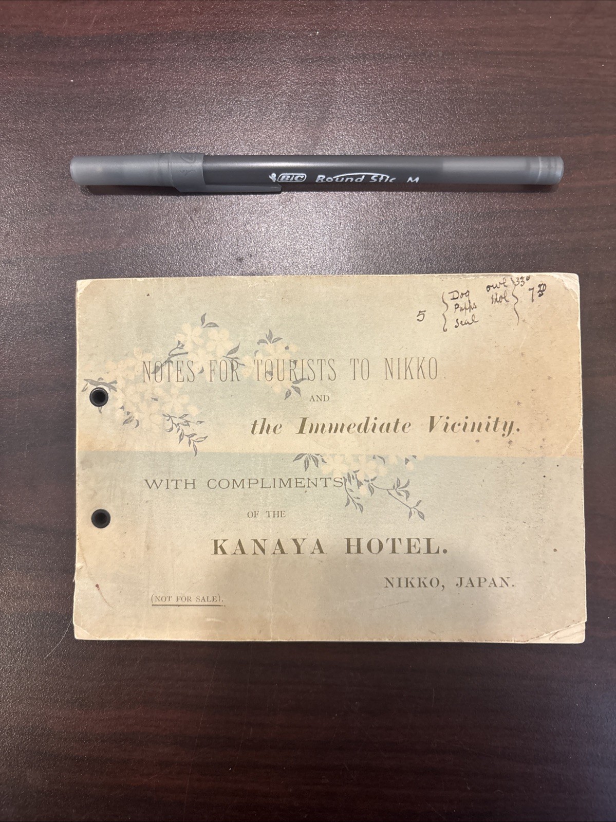 Kanaya Hotel Nikko Japan Tourist Book Travel Brochure Map