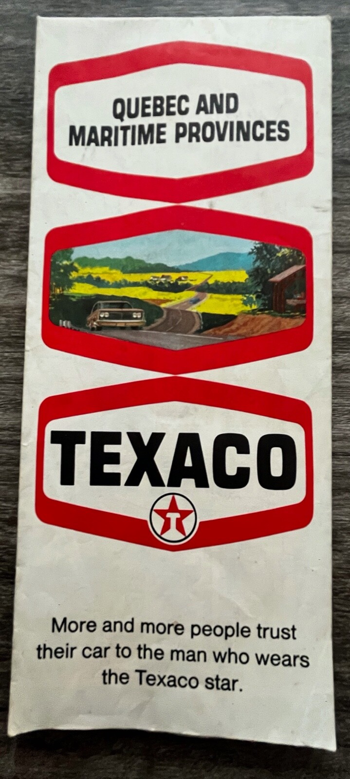 Vintage Quebec & Canadian Maritime Provinces Map and Guide 1970 Texaco Ephemera 