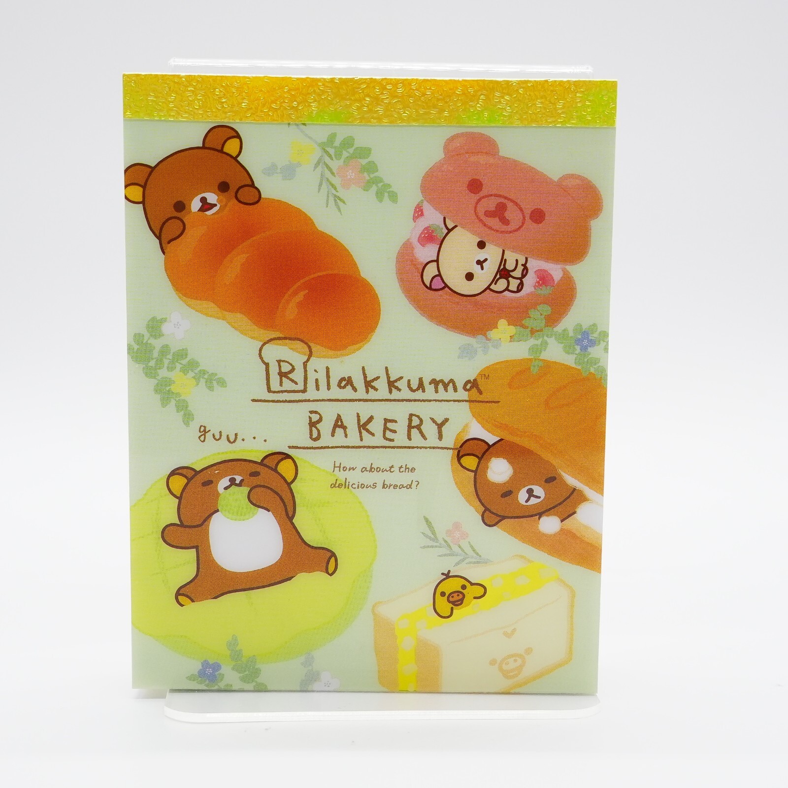 San-X JAPAN Rilakkuma 2017 Bakery Memo Pad 2Design 120Sheets MW23801 #1