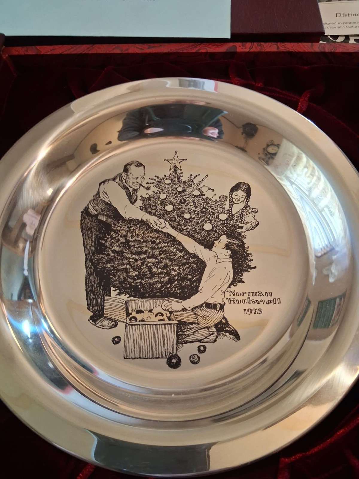 1973 Norman Rockwell (Franklin Mint) Collectors Plate, \