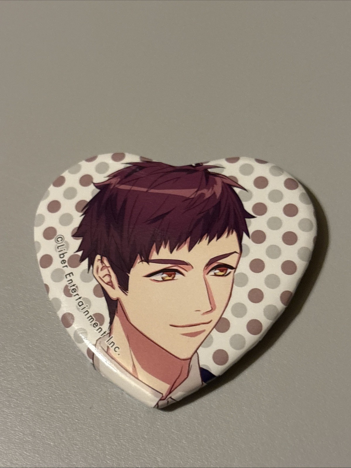 Omi Fushimi  heart-shaped pin A3