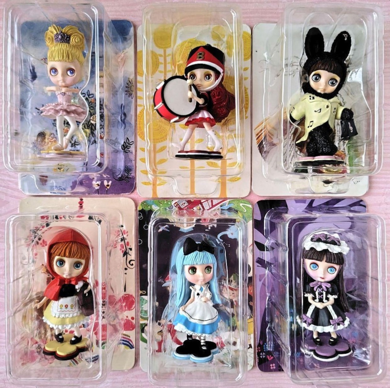 (NIP) Full setPetite Blythe Belle SEALED Takara Kaiyodo Doll Figure Girl Japan