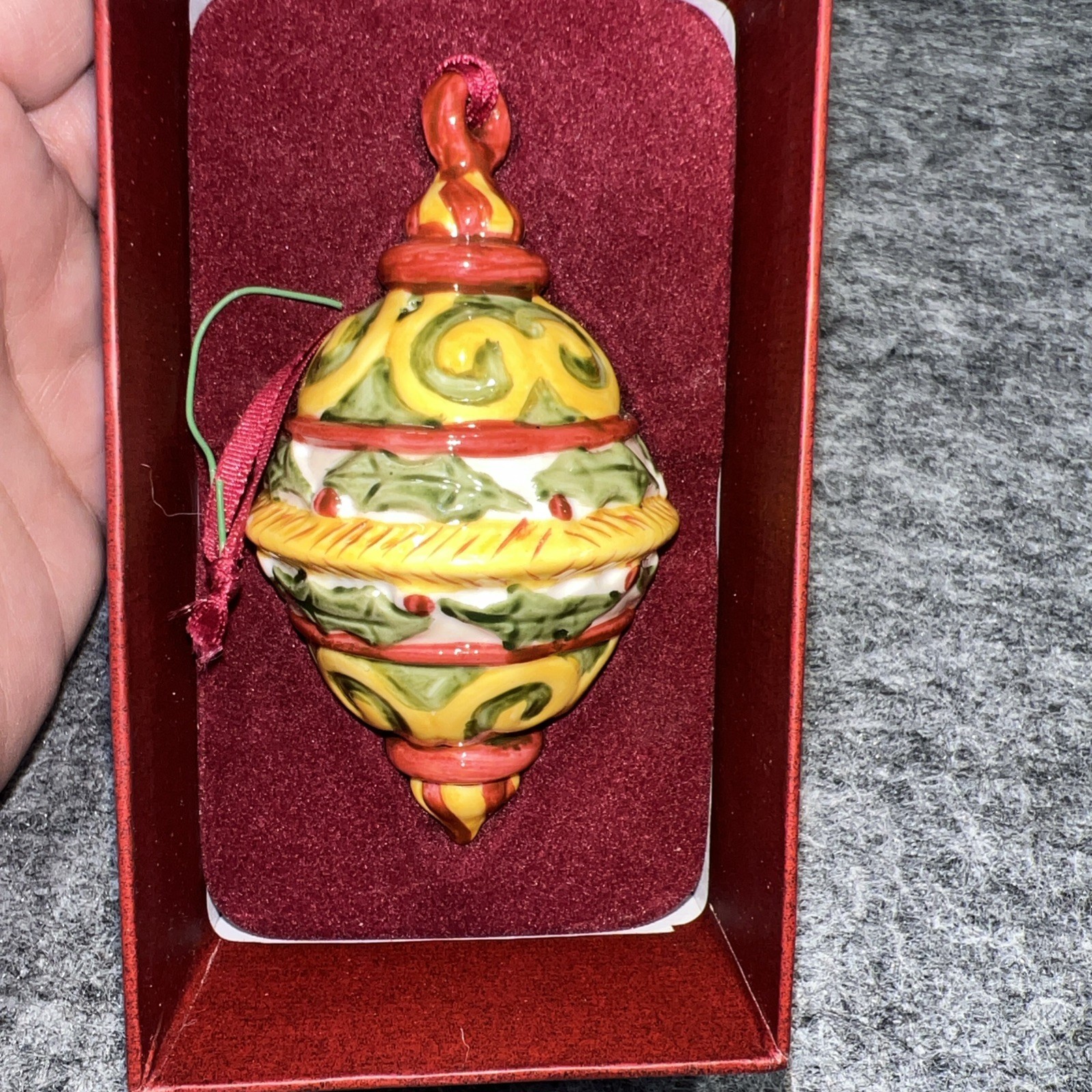 Villeroy And Boch Christmas Ornament In Box Villeroy And Boch Christmas Ornament In Box