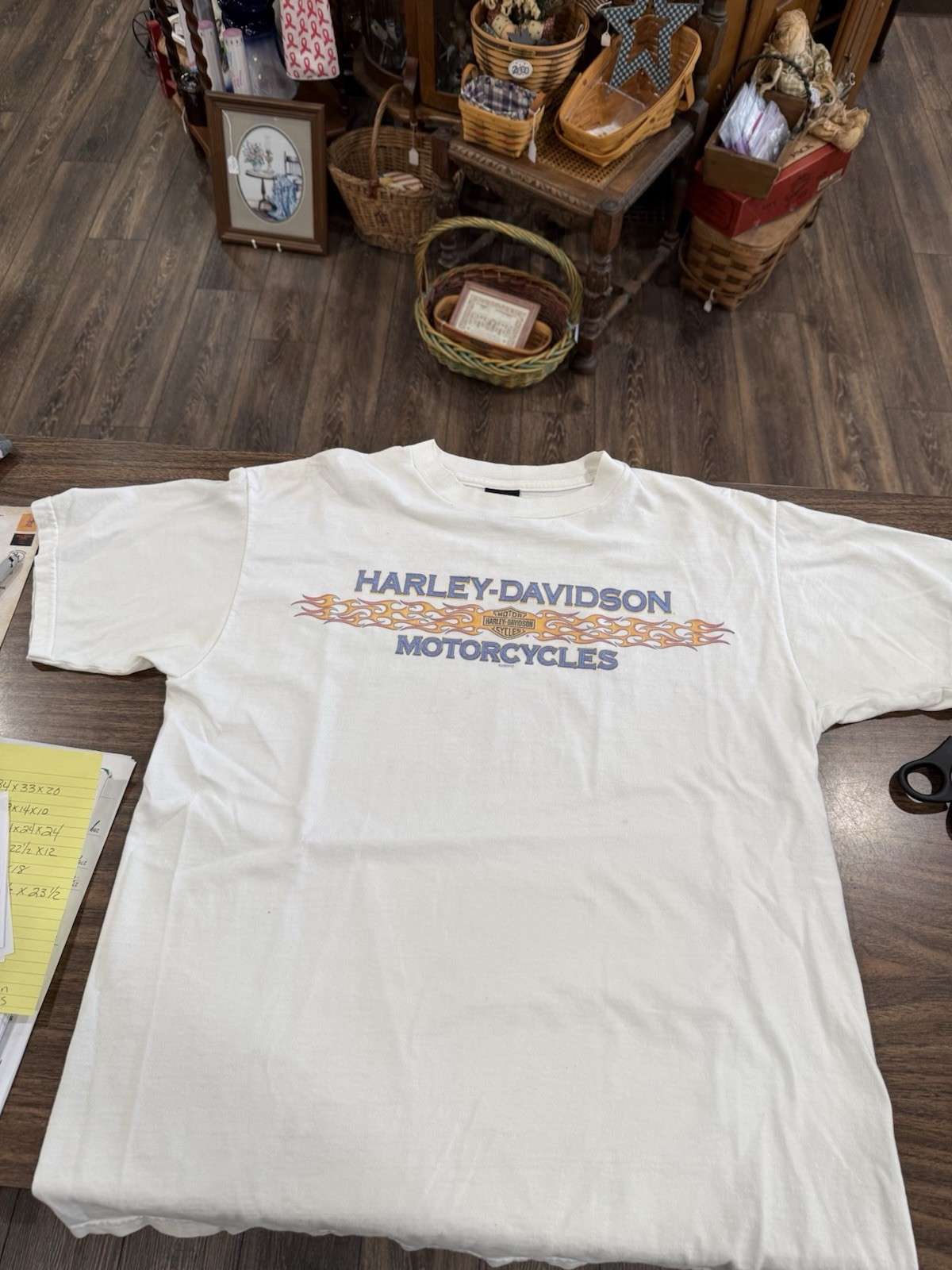 VTG Las Vegas Harley Davidson  White T-Shirt 