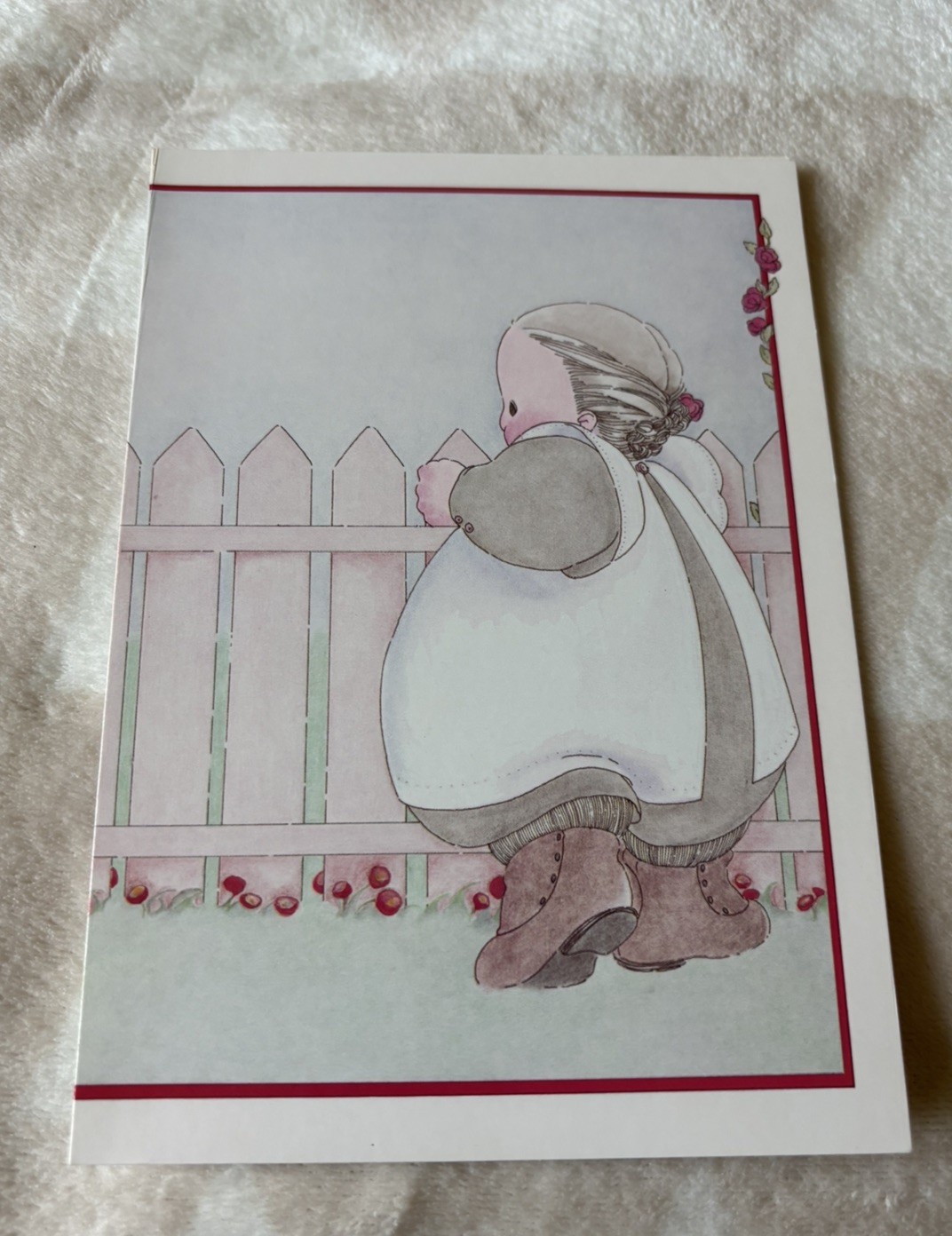 Vintage Michel & Co Unused Card I Love Thee Valentine’s Day Couple Romance Cute