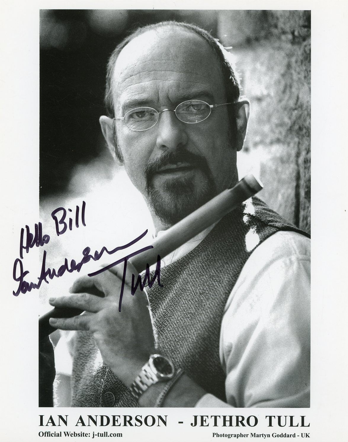 Ian Anderson- Signed Photograph