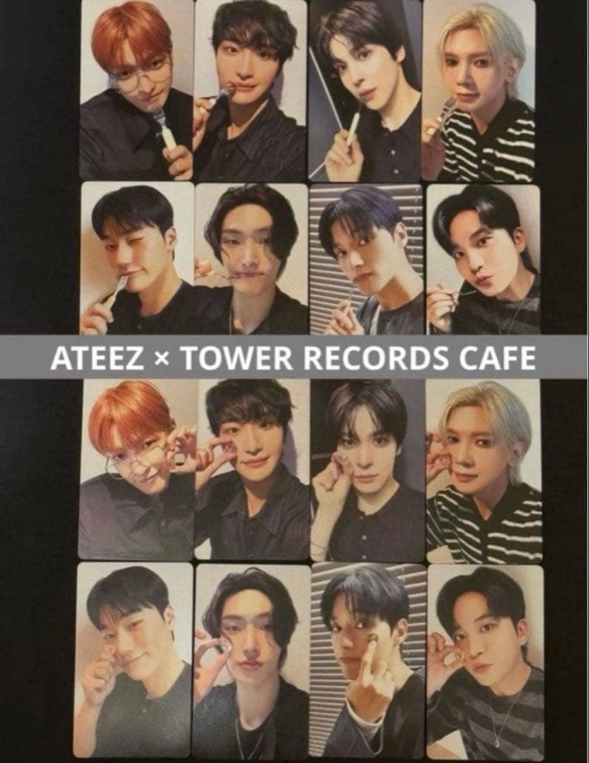 ATEEZ × TOWER RECORDS CAFE Trading Card