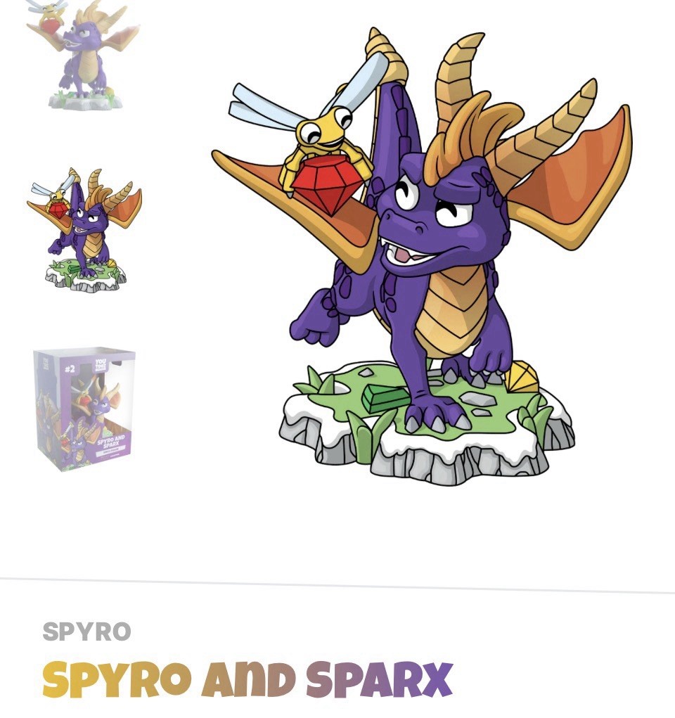 Youtooz * Spyro And Spark * NEW * Spyro Collection * In Hand