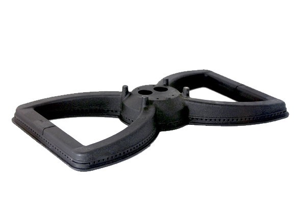 Brand new genuine Cast Iron Dual Large Bowtie Burner  Broilmaster 17 1/4 x 9 1/2
