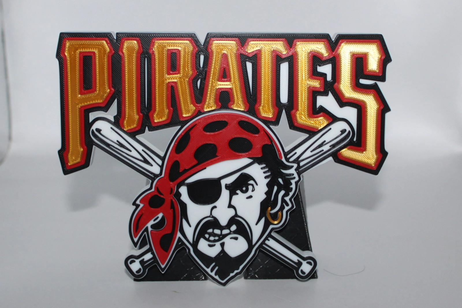 Pittsburgh Pirates 3D printed Logo Sign Wall Desk Shelf Art