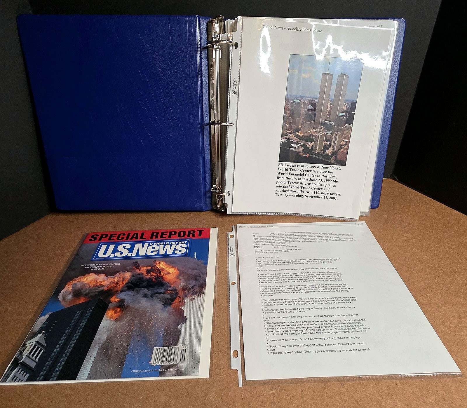 The 9/11 Twin Towers Digital Time-Capsule: A Preserved Primary-Source Archive NM