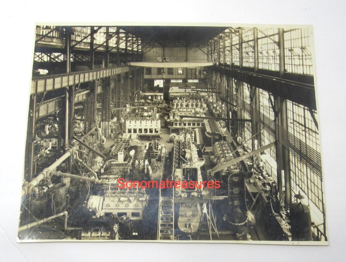 Pullman Palace Car Manufacturing Co. Calumet Shops Photograph 1920s Railroad ORI
