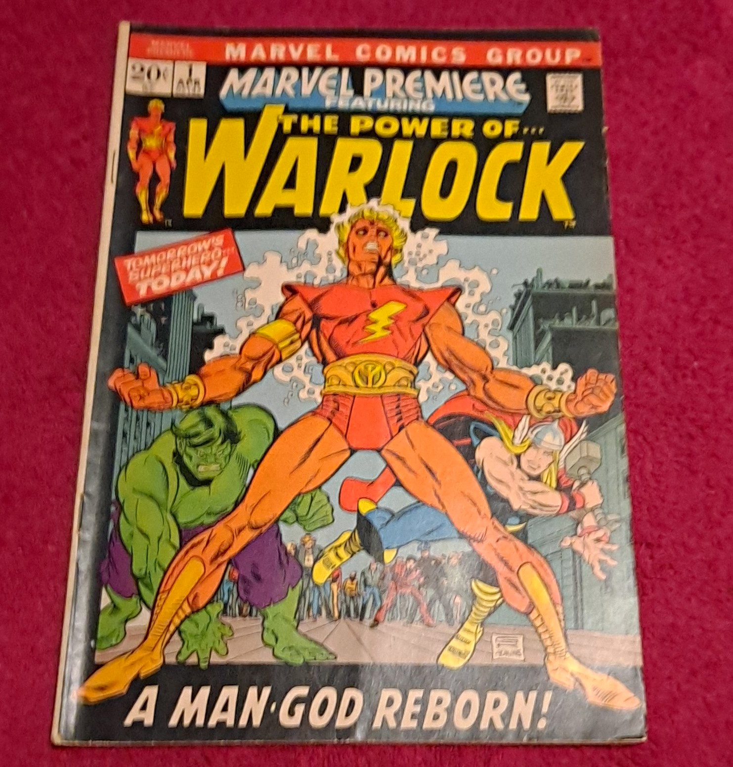 Marvel Comics Marvel Premiere #1 Power of Warlock (1972) Roy Thomas Marvel Comics Marvel Premiere #1 Power of Warlock (1972) Roy Thomas
