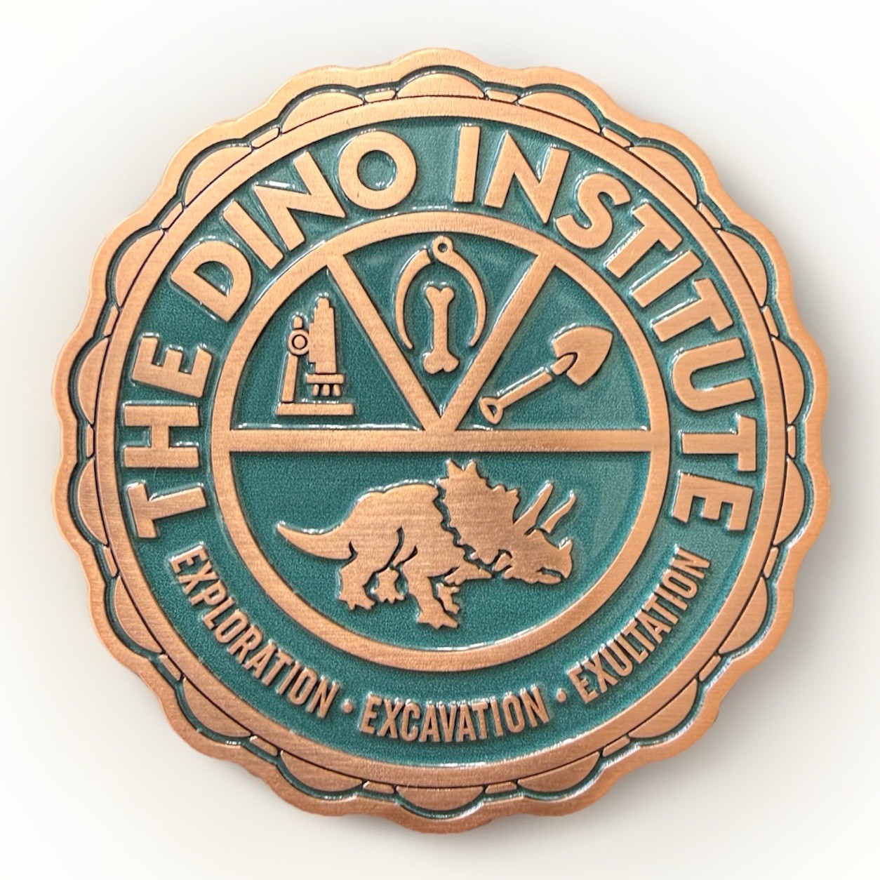 Disney World Dinosaur Dino Institute Challenge Coin Closing Day February 1 2026