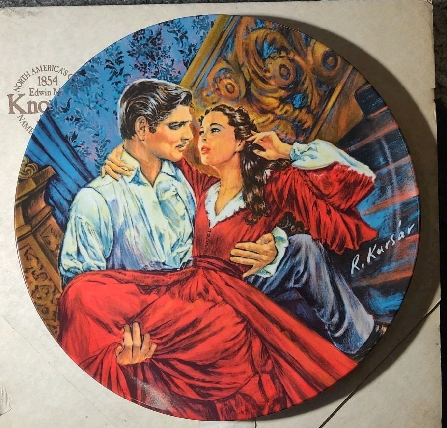 Gone With The Wind “Scarlett & Rhett The Finale” Knowles China Plate 10