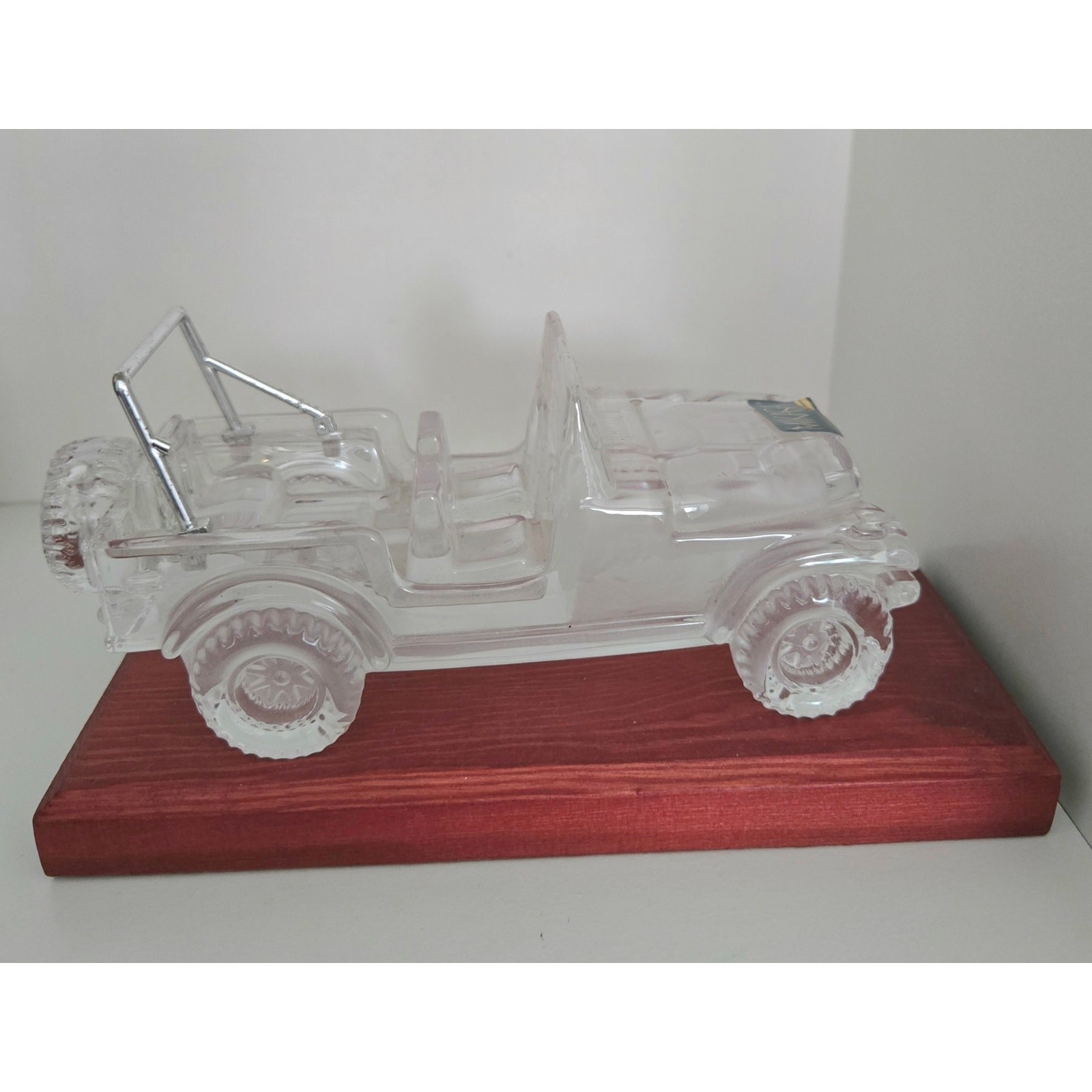 Vintage Mikasa Crystal Jeep Renegade CJ-7 Figurine Paperweight – Made in Germany