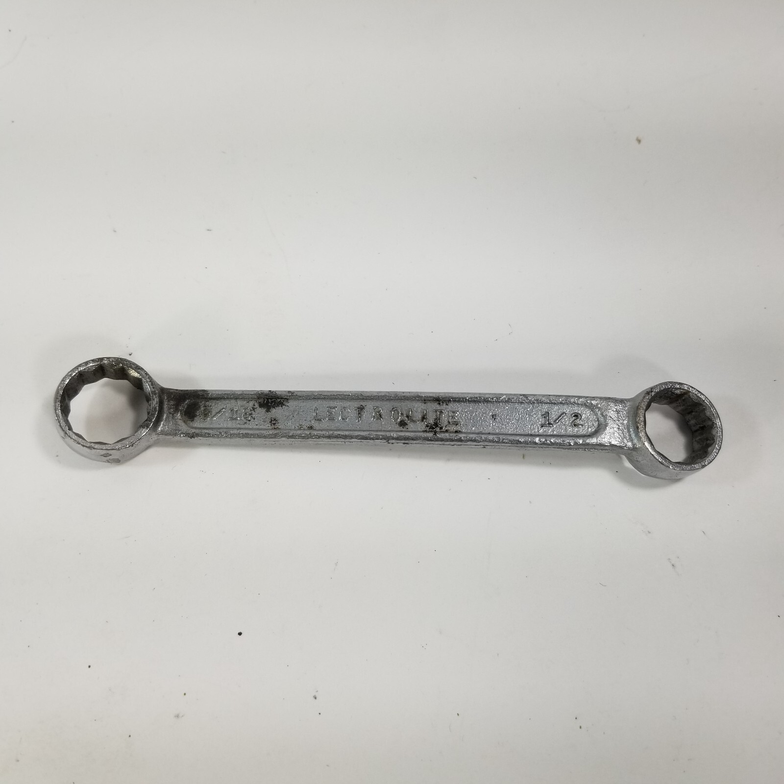 Vintage LECTROLITE Tools Double Box End Wrench 1/2