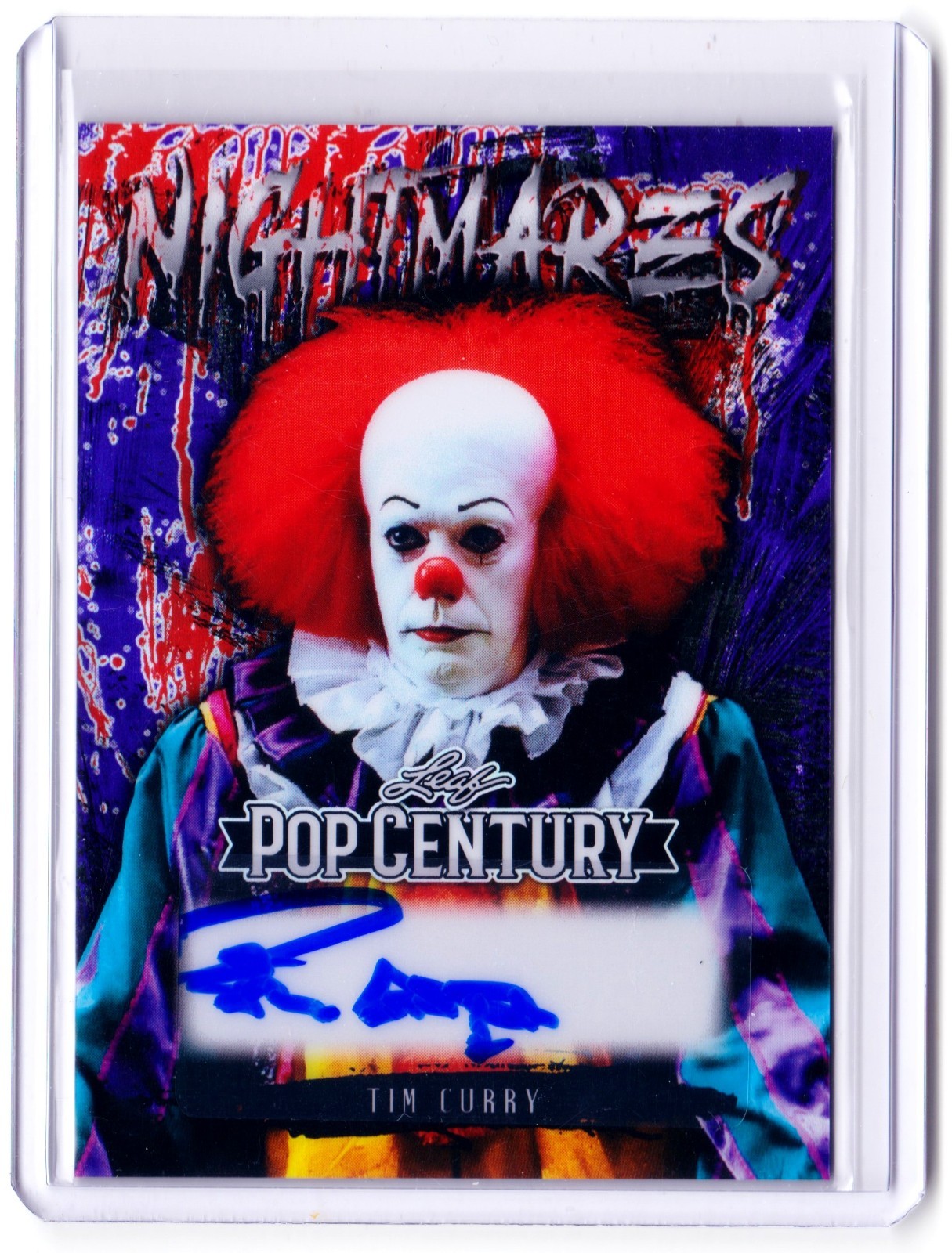 Tim Curry 2026 Leaf Metal Pop Century Autograph Card 1/1 Pennywise Auto from IT Tim Curry 2026 Leaf Metal Pop Century Autograph Card 1/1 Pennywise Auto from IT