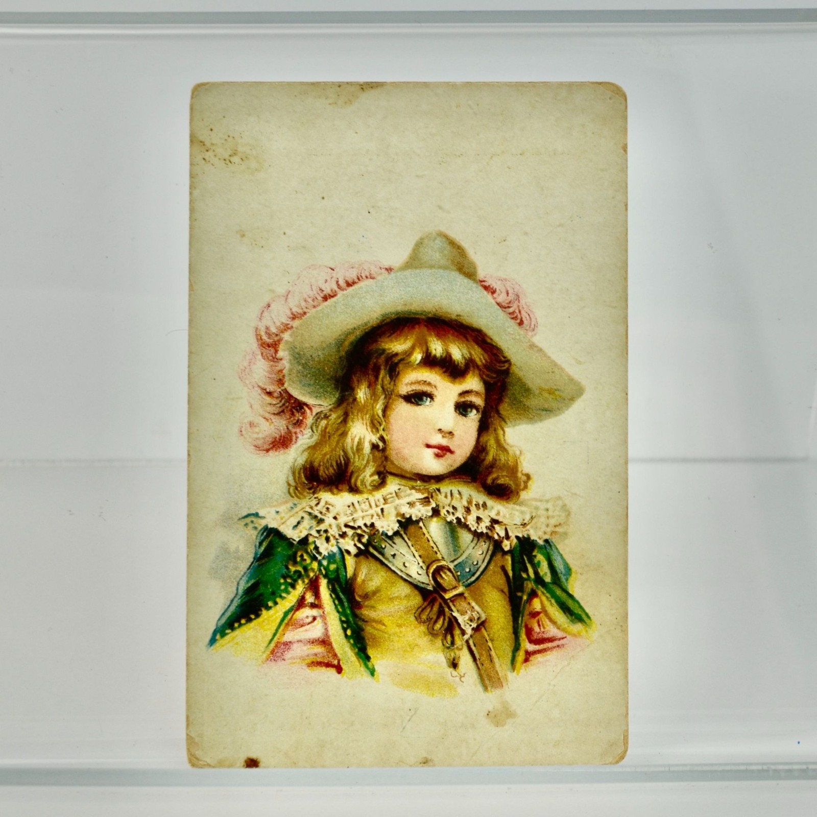 1912? Antique Victorian Trading Card French Soldier 1912? Antique Victorian Trading Card French Soldier