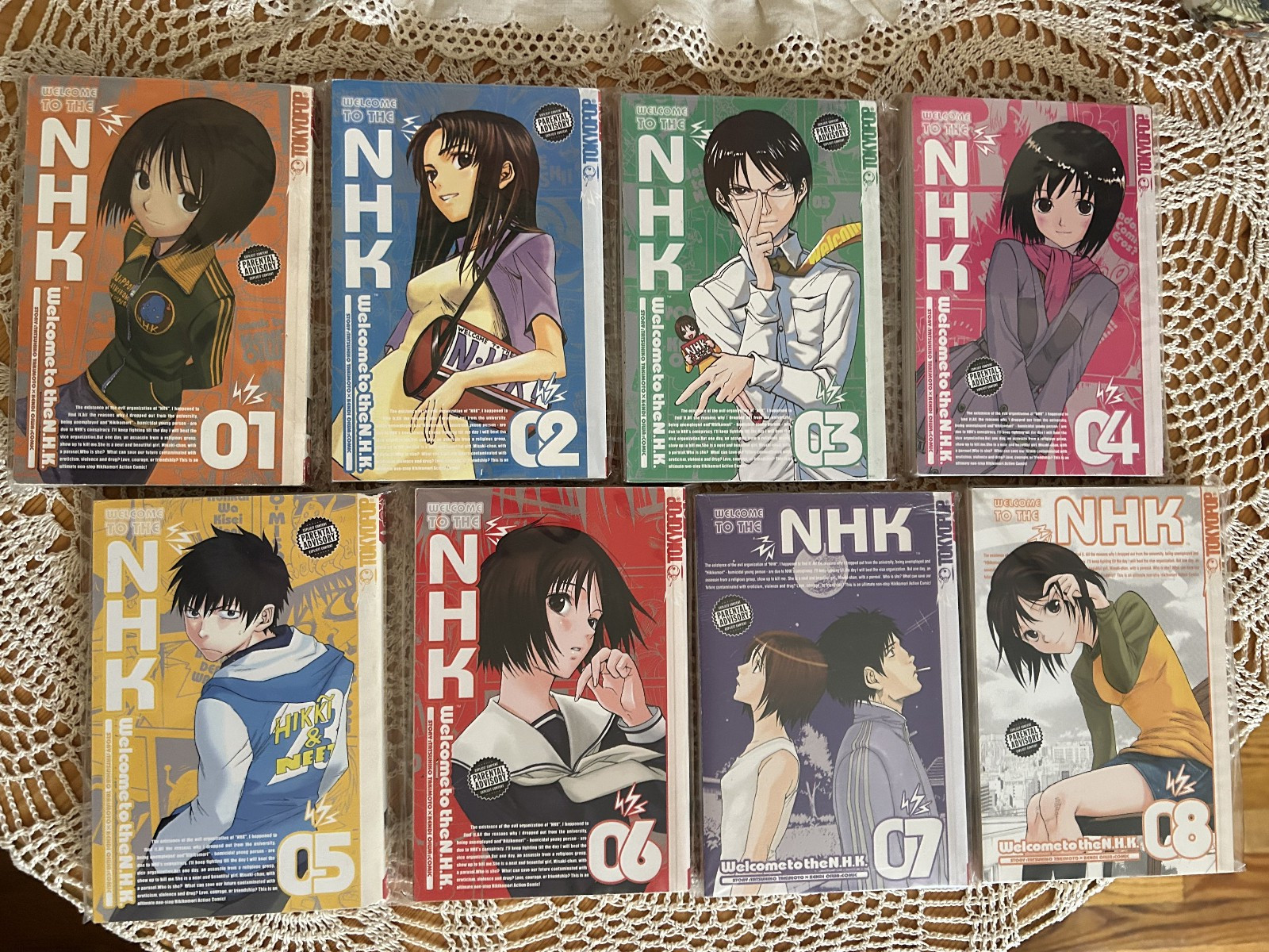 TokyoPop Welcome to the NHK English Manga Complete Vol 1-8