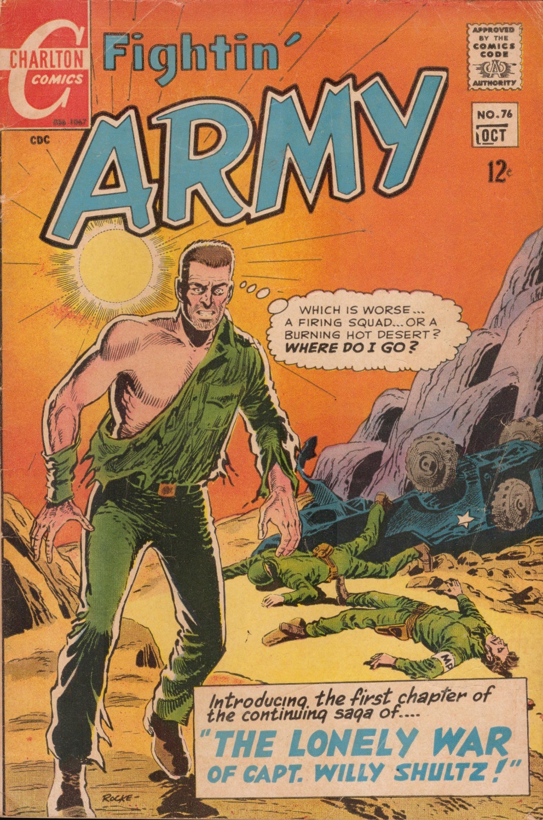 50517: CHARLTON COMICS FIGHTIN' ARMY #76 Fine Plus Grade 50517: CHARLTON COMICS FIGHTIN' ARMY #76 Fine Plus Grade