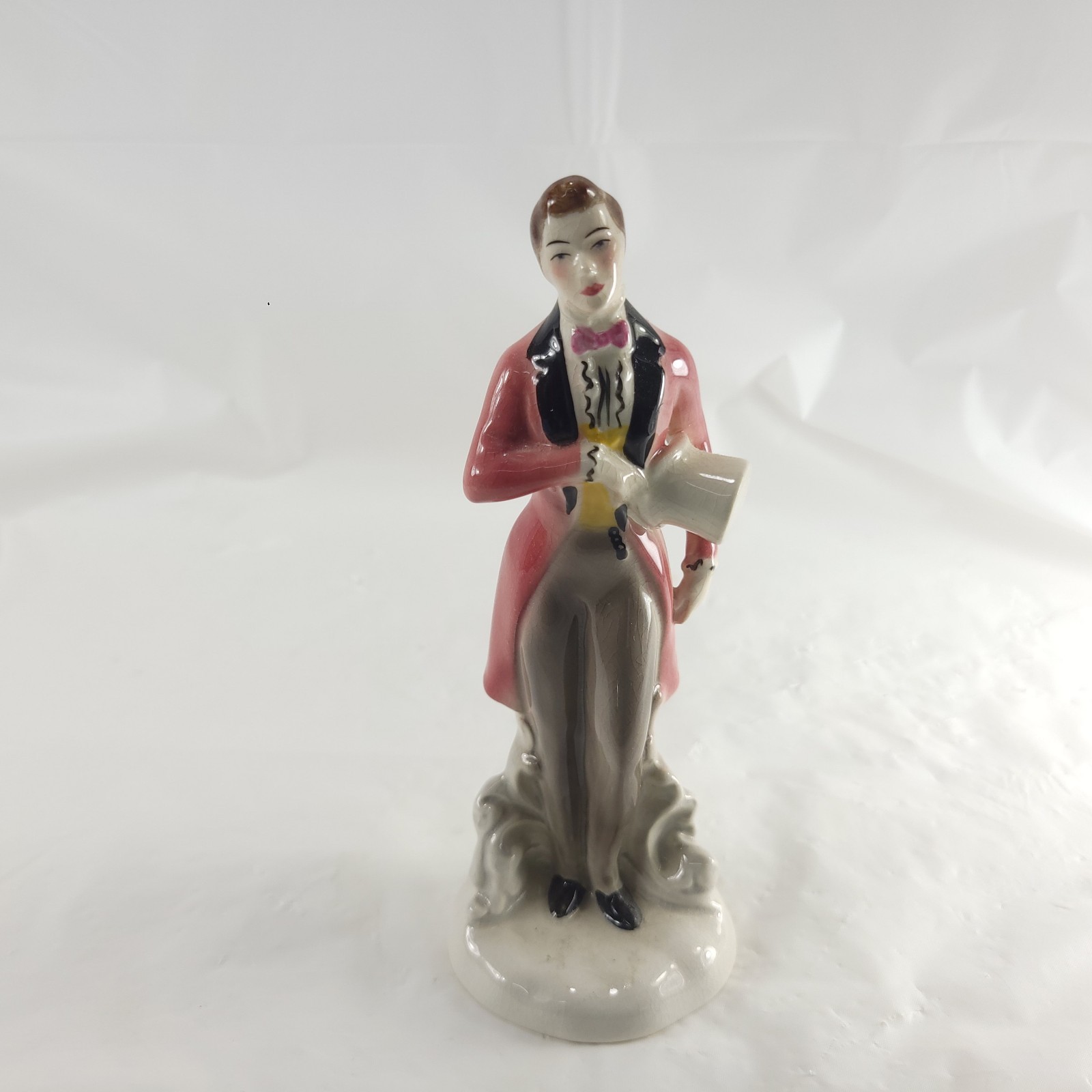 Vintage Goldcrest Ceramics Gentleman Caller Figurine By Peggy Porcher USA
