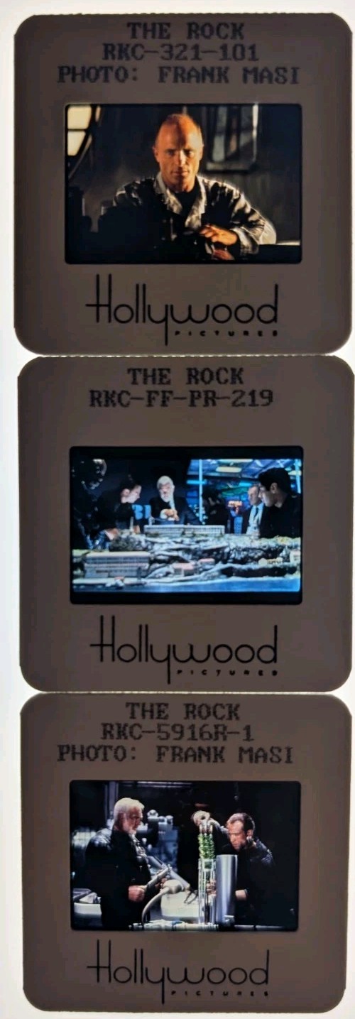THE ROCK ED HARRIS SEAN CONNERY NICOLAS CAGE LOTOF3ORIG 35mmColorSlides A1170