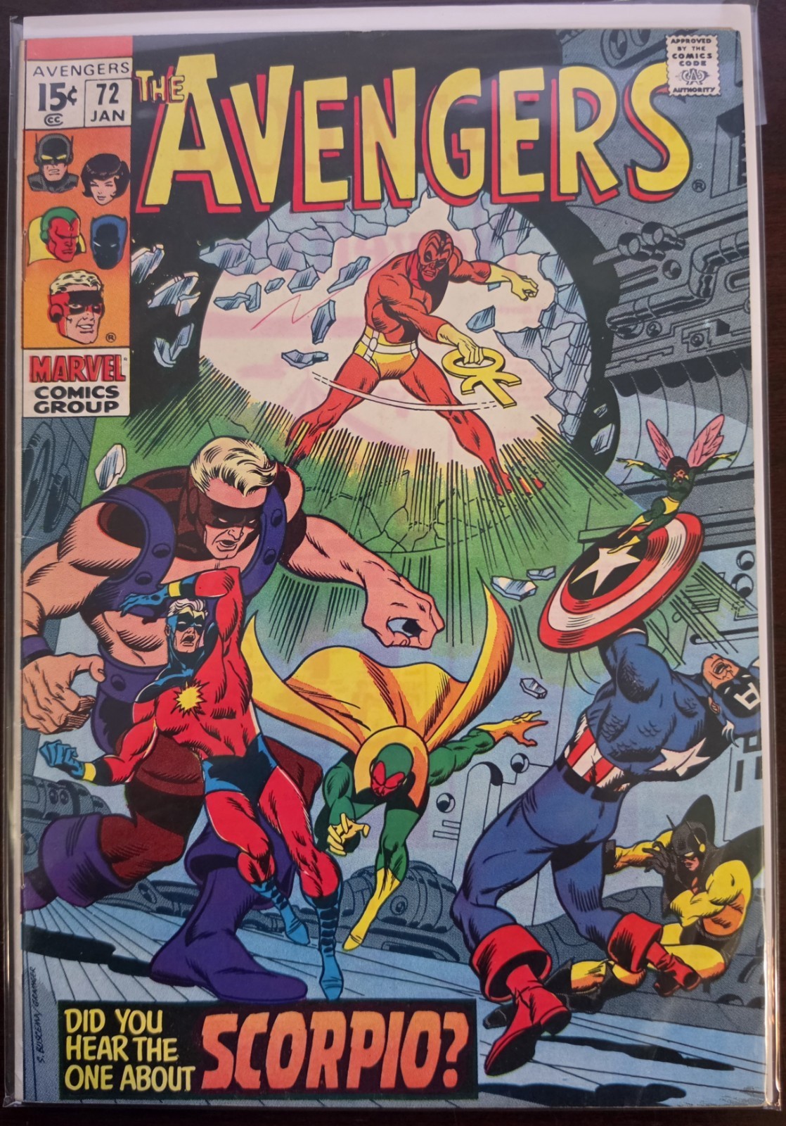 The Avengers #72 FN+ 1st App. of The Zodiak (Marvel Comics January 1970) The Avengers #72 FN+ 1st App. of The Zodiak (Marvel Comics January 1970)