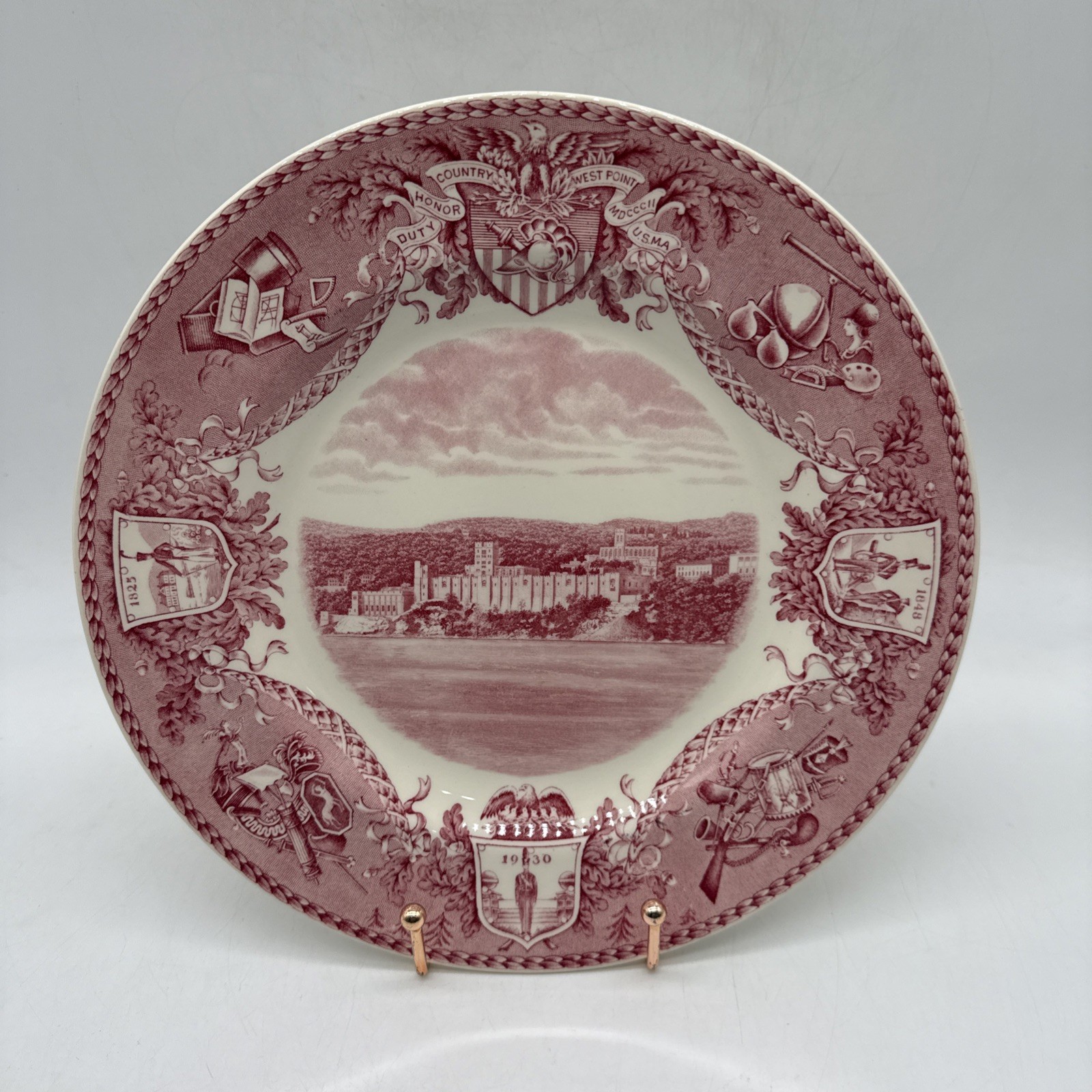 Wedgwood West Point Military Academy Dinner Plate ~10\