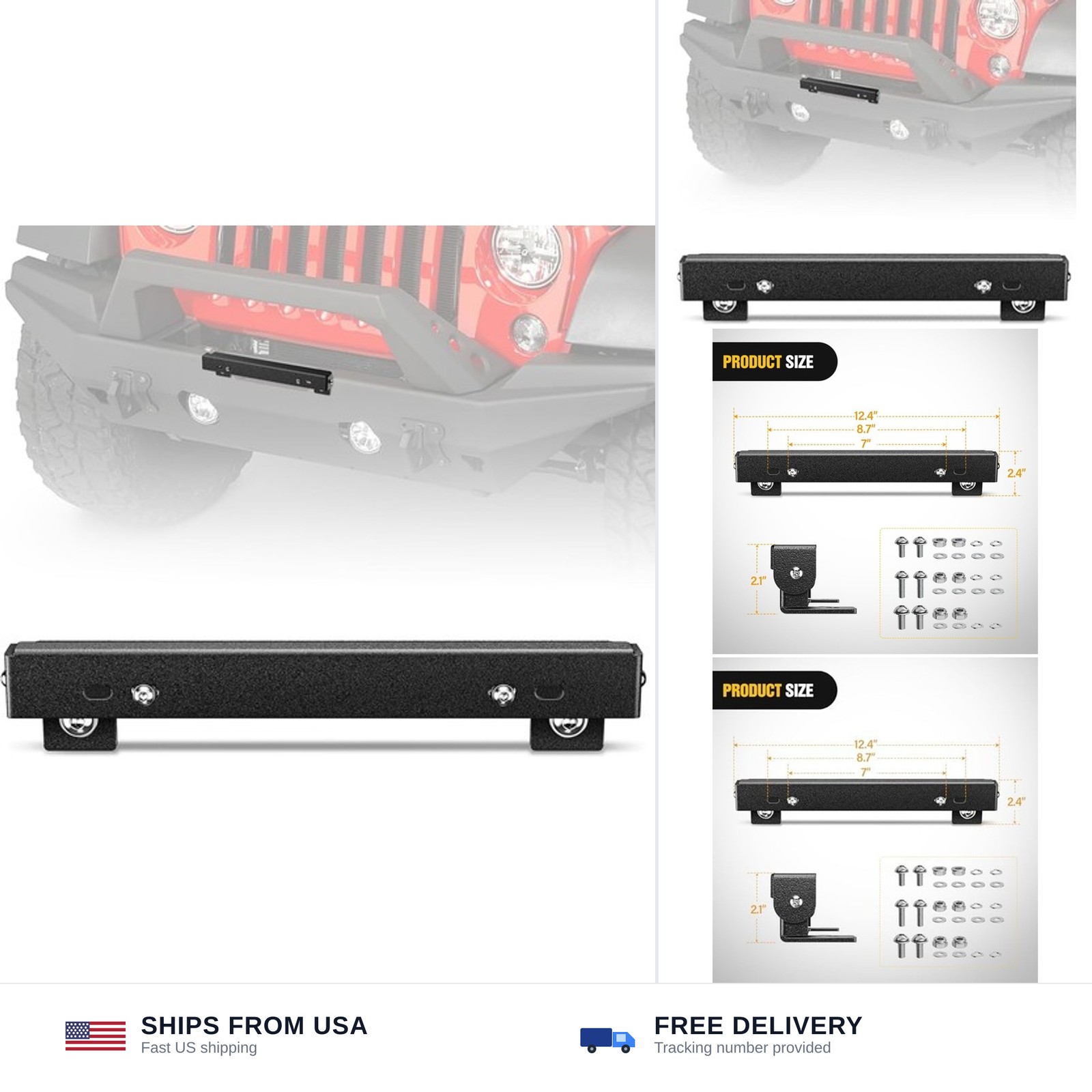 Nilight Universal Flip-Up Plate Frame for 10 Nilight Universal Flip-Up Plate Frame for 10