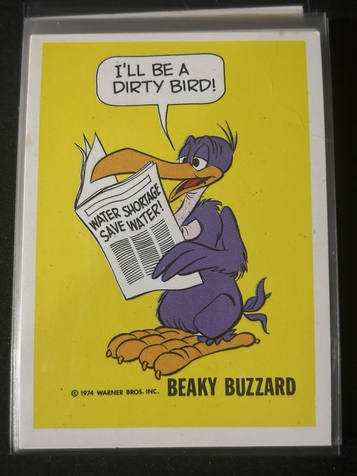 1974 Warner Bros. Looney Tunes Non-Sport Trading Card Beaky Buzzard Comedy