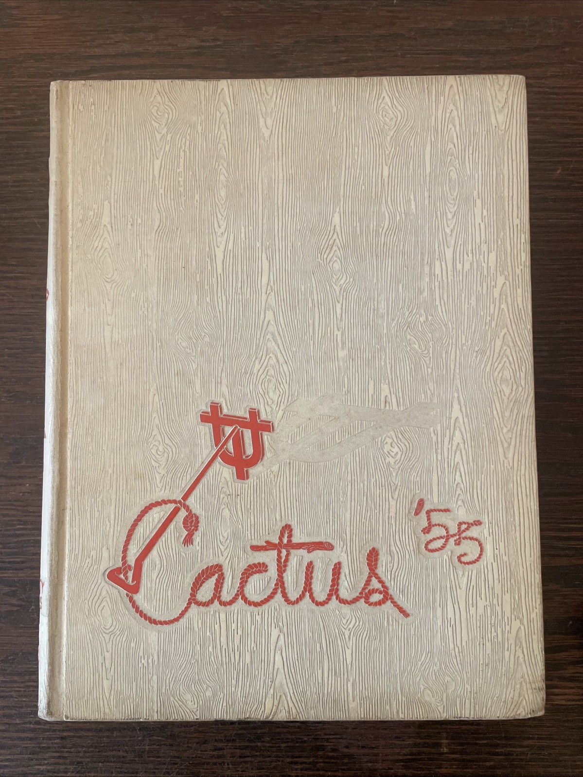 1955 University of Texas UT CACTUS Vintage College Annual Yearbook Longhorns