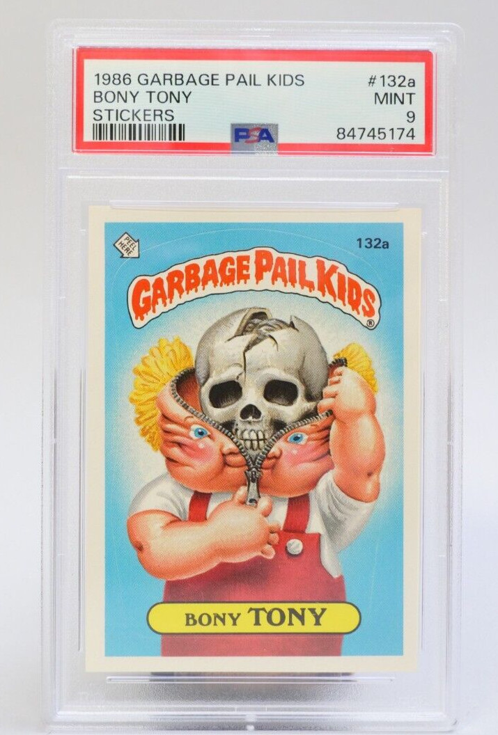 1986 GPK Garbage Pail Kids BONY TONY #132A Graded PSA 9