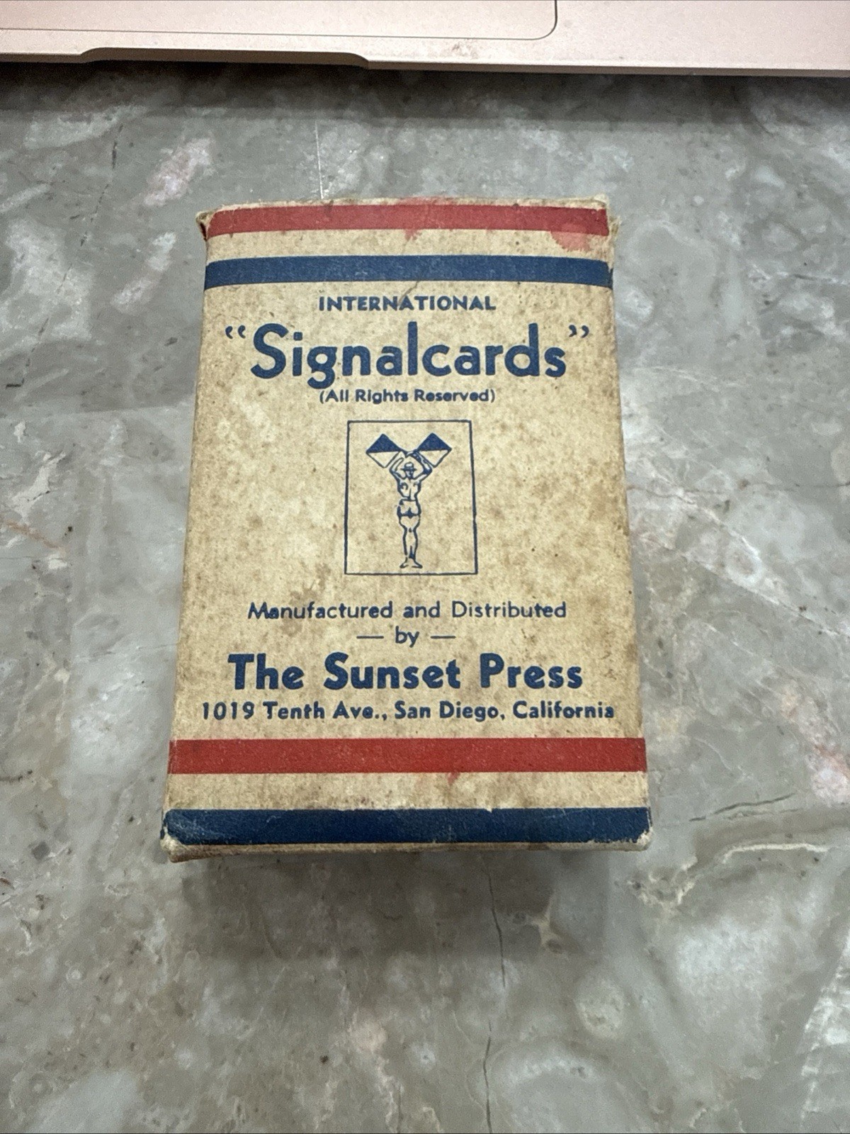 Vintage NOS Sunset Press Signal Cards WWII US Navy International