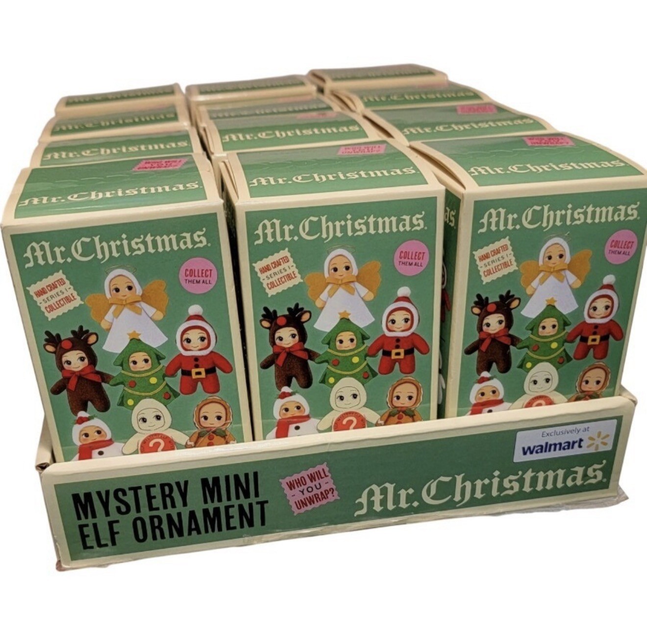 Mr. Christmas Mystery Mini Elf Ornament Walmart Exclusive Full Case Of 12