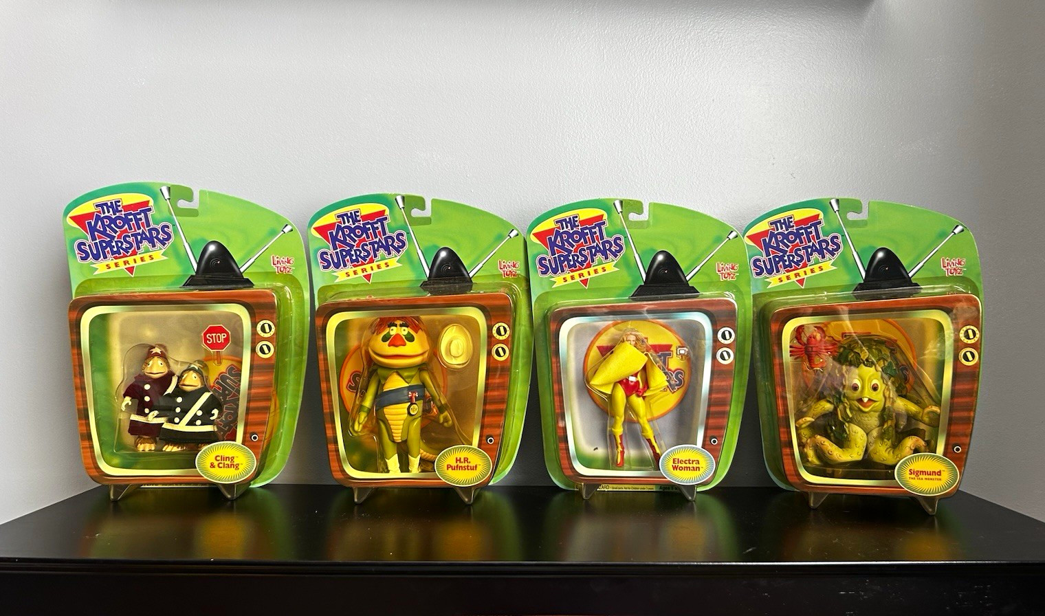Living Toyz Krofft Superstars Series 4-Pack Figures Pufnstuf, Sigmund