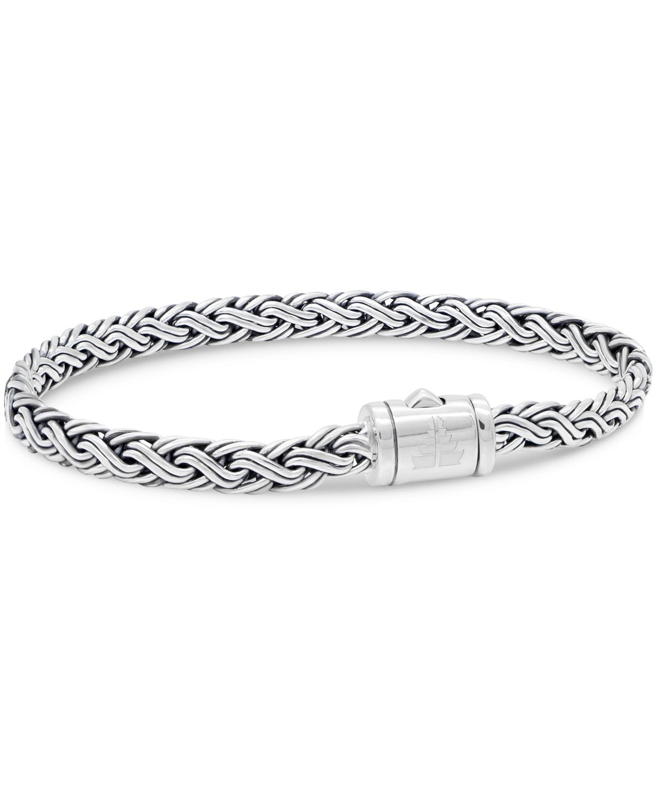 DEVATA Bali 925 Sterling Silver Double Wheat Chain Bracelet 5mm, 7.5\