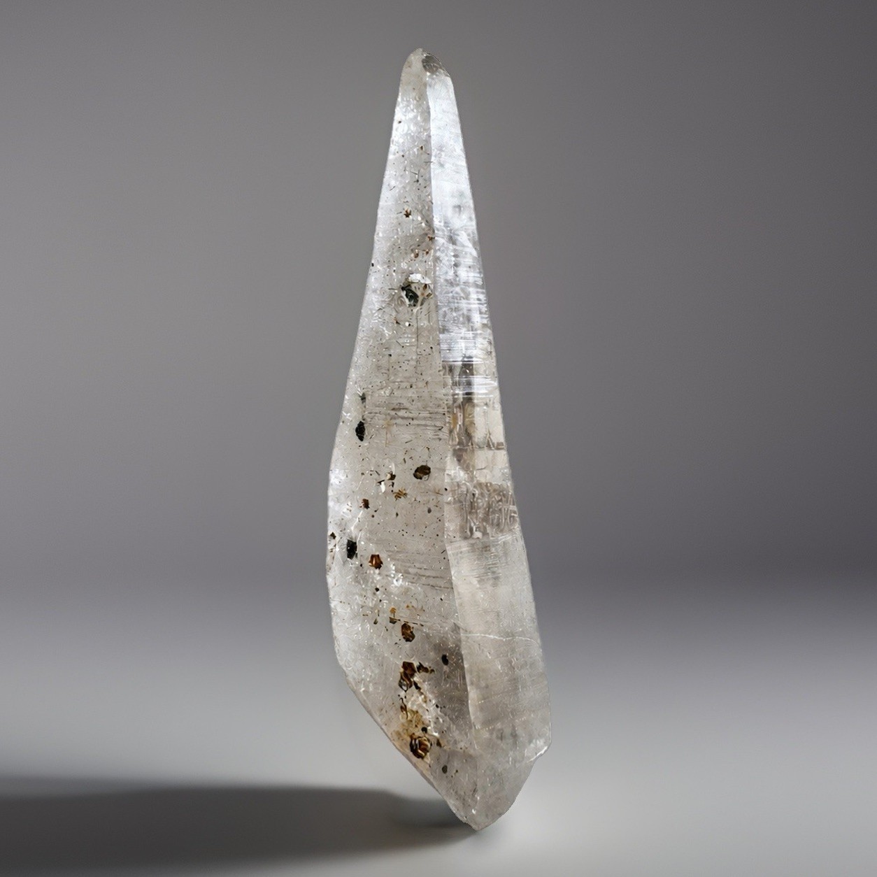 “Sealed Sand Blade” Ganesh Himalayan Quartz Akashic Graphite Inclusions Crystal